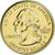 Frankrijk, Medaille, Quarter Dollar, Pennsylvania, 1999, Copper Gilt, FDC