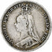 Munten, Groot Bretagne, Victoria, 3 Pence, 1890, ZF, Zilver, KM:758