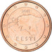 Estonie, 5 Euro Cent, 2011, Vantaa, SPL+, Cuivre plaqué acier, KM:63