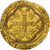 França, Louis XI, Écu d'or à la couronne, 1474-1483, Toulouse, Dourado