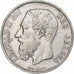 Belgio, Leopold II, 5 Francs, 5 Frank, 1876, MB+, Argento, KM:24