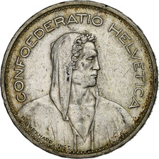 Suíça, 5 Francs, 1937, Bern, Prata, EF(40-45), KM:40