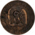 France, Napoleon III, 10 Centimes, Napoléon III, 1856, Lyon, Satirique, Bronze