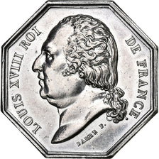 France, Medal, Louis XVIII, Bonne Ville de Cambrai, 1822, Silver, AU(50-53)