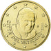 VATICAN CITY, Benedict XVI, 50 Euro Cent, 2010, Rome, Brass, MS(63), KM:387