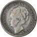 Paesi Bassi, Wilhelmina I, 10 Cents, 1941, Argento, BB, KM:163