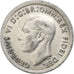 Australie, George VI, Threepence, 1950, Argent, TTB+, KM:44