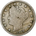 United States, 5 Cents, Liberty Nickel, 1910, U.S. Mint, Copper-nickel