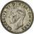 Grande-Bretagne, George VI, 6 Pence, 1942, Argent, TTB, KM:852