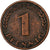 Munten, Federale Duitse Republiek, Pfennig, 1950, Karlsruhe, FR, Copper Plated