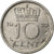 Países Baixos, Juliana, 10 Cents, 1950, Níquel, EF(40-45), KM:182