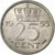 Netherlands, Juliana, 25 Cents, 1955, Nickel, AU(50-53), KM:183