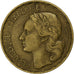 Moneda, Francia, Guiraud, 50 Francs, 1952, Paris, BC+, Aluminio - bronce