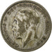 Great Britain, George V, 1/2 Crown, 1927, Silver, VF(20-25), Spink:4032, KM:830