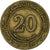 Algerije, 20 Centimes, 1972, Aluminum-Bronze, FR