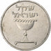 Israel, Sheqel, 1981, Cupronickel, SS