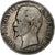France, Napoléon III, 5 Francs, Napoléon III, 1855, Strasbourg, Argent, TB