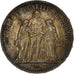Moneta, Francja, Hercule, 5 Francs, 1874, Paris, AU(55-58), Srebro, Gadoury:745a