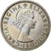 Wielka Brytania, Elizabeth II, Florin, Two Shillings, 1962, Miedź-Nikiel