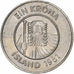 Moneta, Islanda, Krona, 1981, BB+, Rame-nichel, KM:27