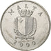 Malta, Lira, 2000, British Royal Mint, Nickel, SS+, KM:99