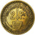 Monaco, Louis II, 2 Francs, 1924, Poissy, Aluminum-Bronze, VF(30-35)