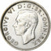 Great Britain, George VI, Florin, Two Shillings, 1946, Silver, AU(50-53), KM:855