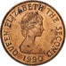 Jersey, Elizabeth II, Penny, 1990, Bronze, TTB+, KM:54