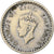 INDIA BRITÁNICA, George VI, 1/2 Rupee, 1942, Plata, BC+, KM:552