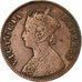 INDIA-BRITS, Victoria, 1/4 Anna, 1897, Koper, FR, KM:486