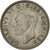 Grã-Bretanha, George VI, Florin, Two Shillings, 1945, Prata, EF(40-45), KM:855