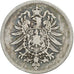 GERMANY - EMPIRE, Wilhelm I, Mark, 1881, Munich, Silver, VF(20-25), KM:7