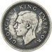 Nuova Zelanda, George VI, 3 Pence, 1939, British Royal Mint, Argento, MB, KM:7