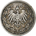 NIEMCY - IMPERIUM, 1/2 Mark, 1906, Berlin, Srebro, VF(30-35), KM:17