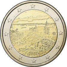 Finlandia, 2 Euro, Landscape Koli, 2018, MS(63), Bimetaliczny, KM:New