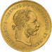 Austria, Franz Joseph I, 4 Florin 10 Francs, 1892, Oro, SC+, KM:2260