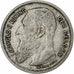 Belgique, Leopold II, 2 Francs, 2 Frank, 1909, Argent, TB+