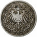 GERMANY - EMPIRE, 1/2 Mark, 1905, Berlin, Silver, VF(20-25), KM:17