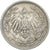 GERMANY - EMPIRE, 1/2 Mark, 1907, Stuttgart, Silver, EF(40-45), KM:17