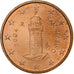 San Marino, Euro Cent, 2004, Rome, Miedź platerowana stalą, AU(55-58), KM:440