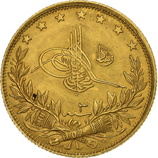 Ottoman Empire, Mehmed V, 100 Kurush, AH 1327-3 / 1911, Constantinople, Gold