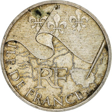 Francja, 10 Euro, Ile De France, 2010, Srebro, EF(40-45)