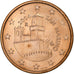 San Marino, 5 Euro Cent, 2004, Rome, Miedź platerowana stalą, MS(60-62)