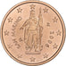 San Marino, 2 Euro Cent, 2006, Rome, Miedź platerowana stalą, MS(60-62)