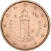 San Marino, Euro Cent, 2006, Rome, Copper Plated Steel, PR, KM:440