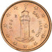 San Marino, Euro Cent, 2006, Rome, Copper Plated Steel, UNC, KM:440