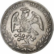 Mexico, 8 Reales, 1895, Guanajuato, Srebro, EF(40-45), KM:377.8