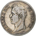 Francia, Charles X, 5 Francs, 1827, Lille, Plata, BC+, Gadoury:644