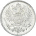 Coin, Finland, Nicholas II, 50 Penniä, 1916, Helsinki, AU(55-58), Silver