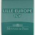 Frankrijk, 10 Euro, Lille Europe TGV, 2010, Monnaie de Paris, BE, FDC, Zilver